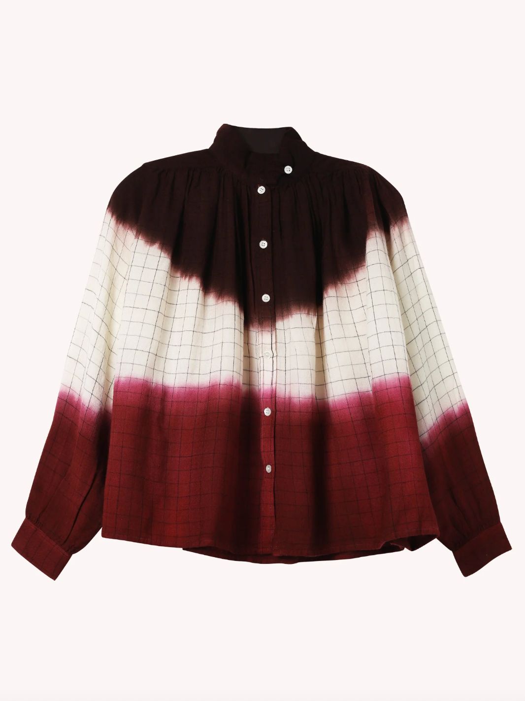 V de Vinster Marius Blouse, Color: Grenat, Size: XS
