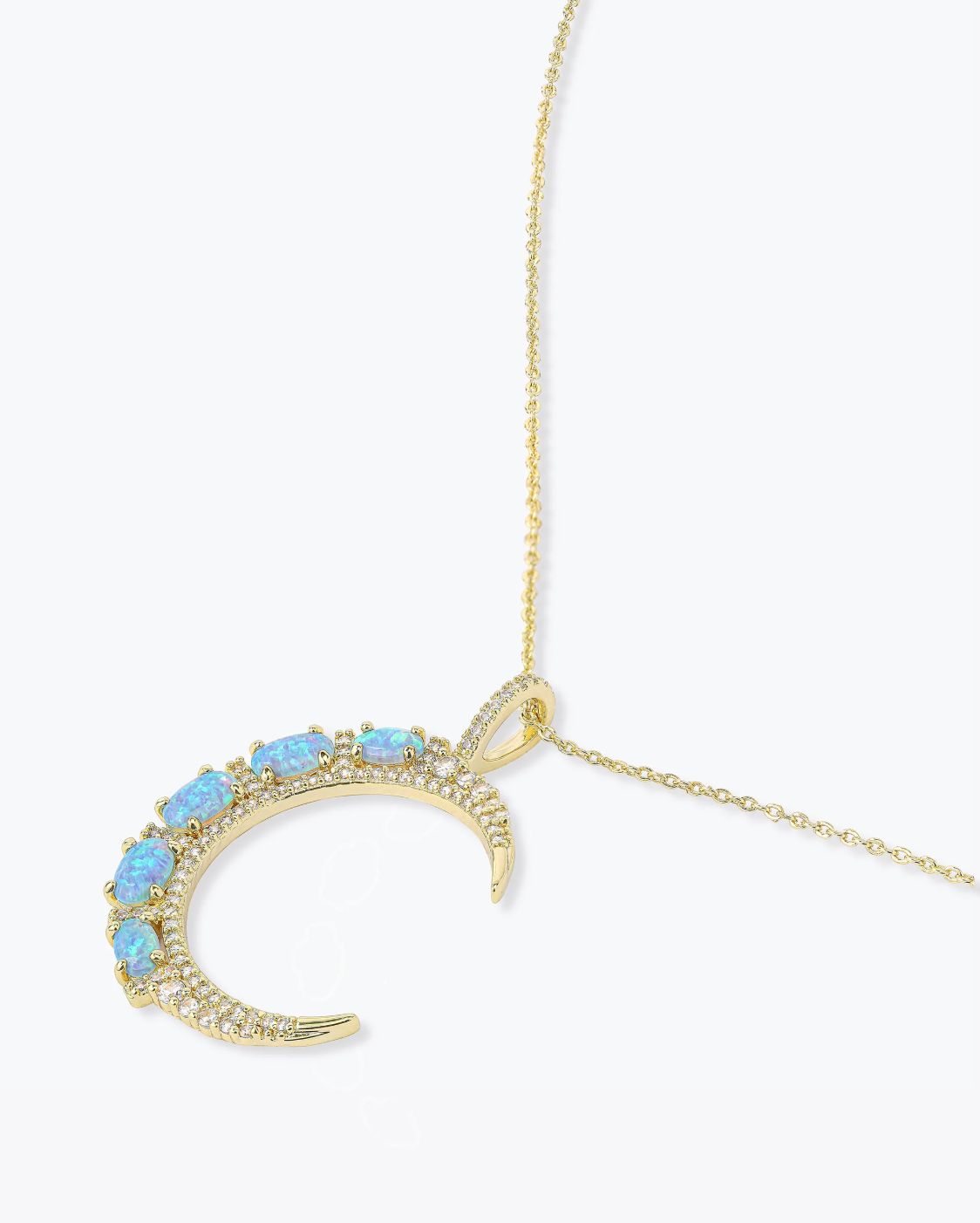 Melinda Maria She's an Icon Blue Moon Necklace