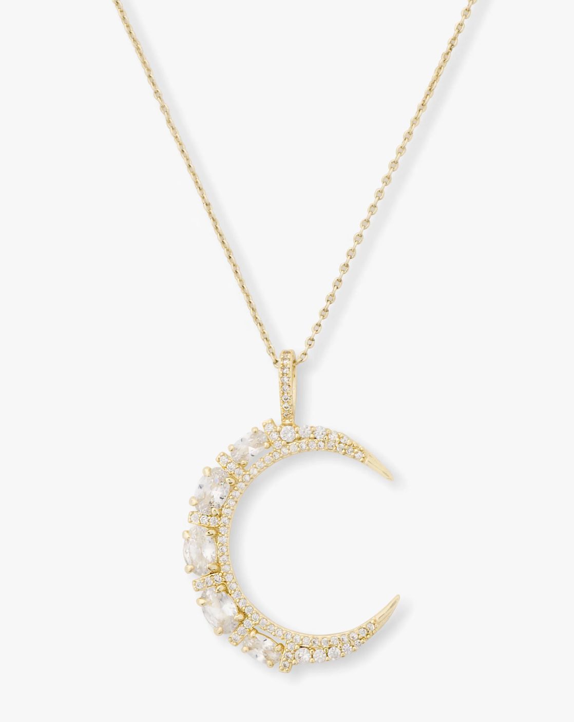 Melinda Maria She's an Icon Moon Necklace