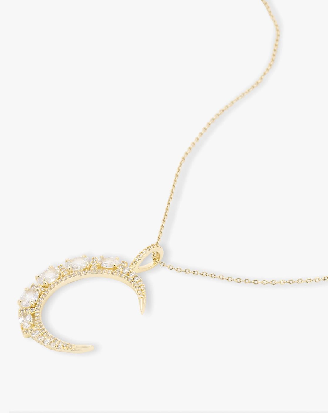 Melinda Maria She's an Icon Moon Necklace