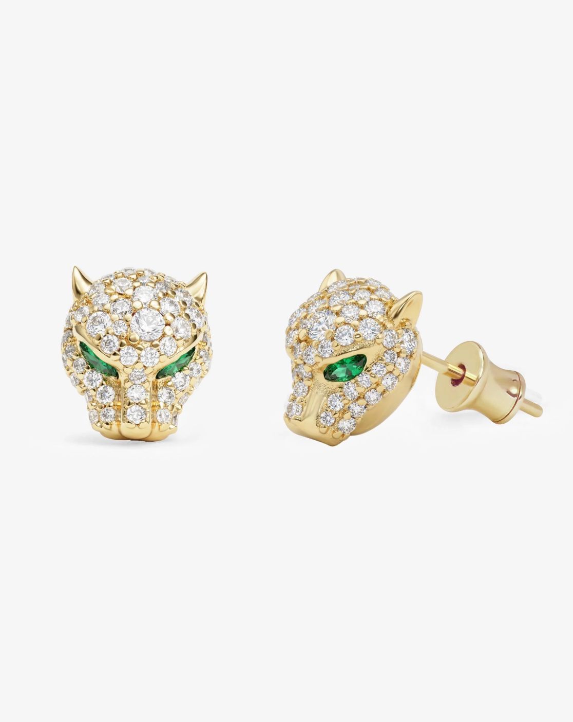 Melinda Maria Jaquar Pave Studs