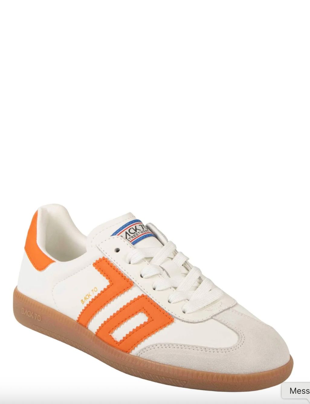 Back 70 Cloud in White/Orange