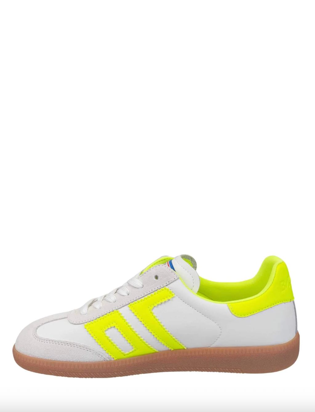 Back 70 Cloud Sneaker in White/Neon Yellow
