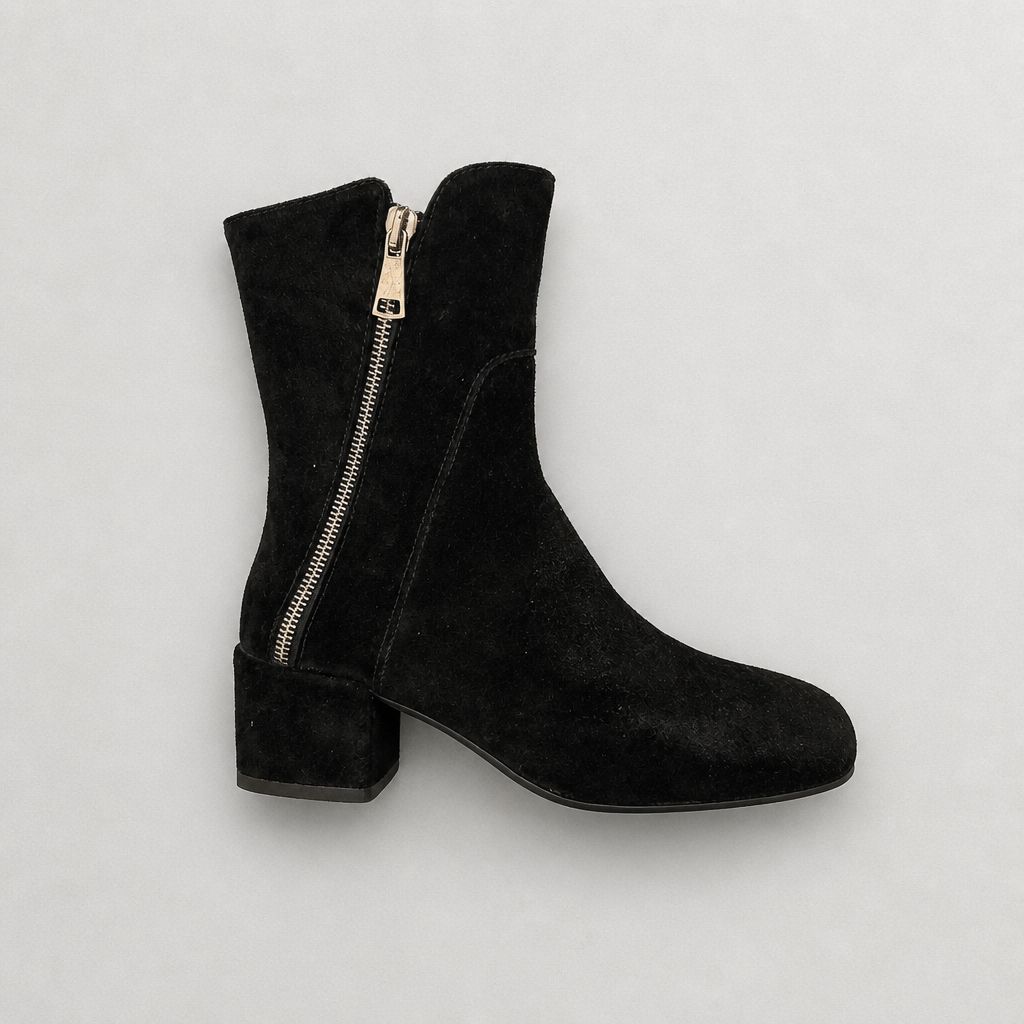 Homers Niki Black Suede Boot