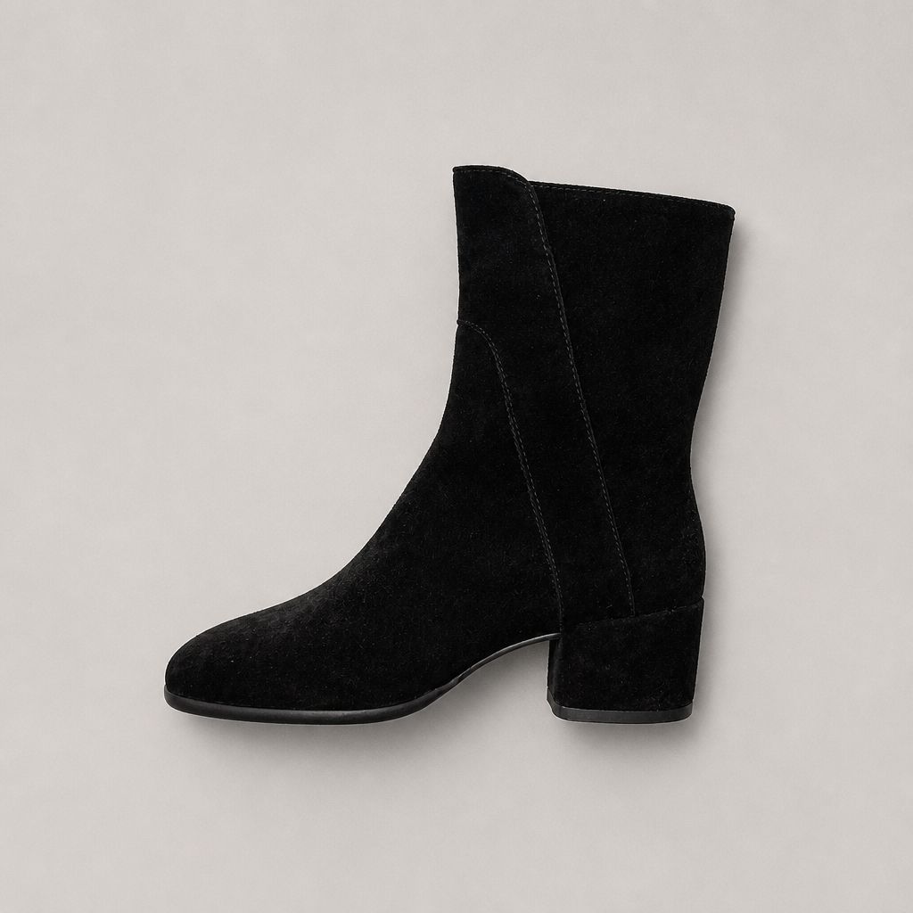 Homers Niki Black Suede Boot