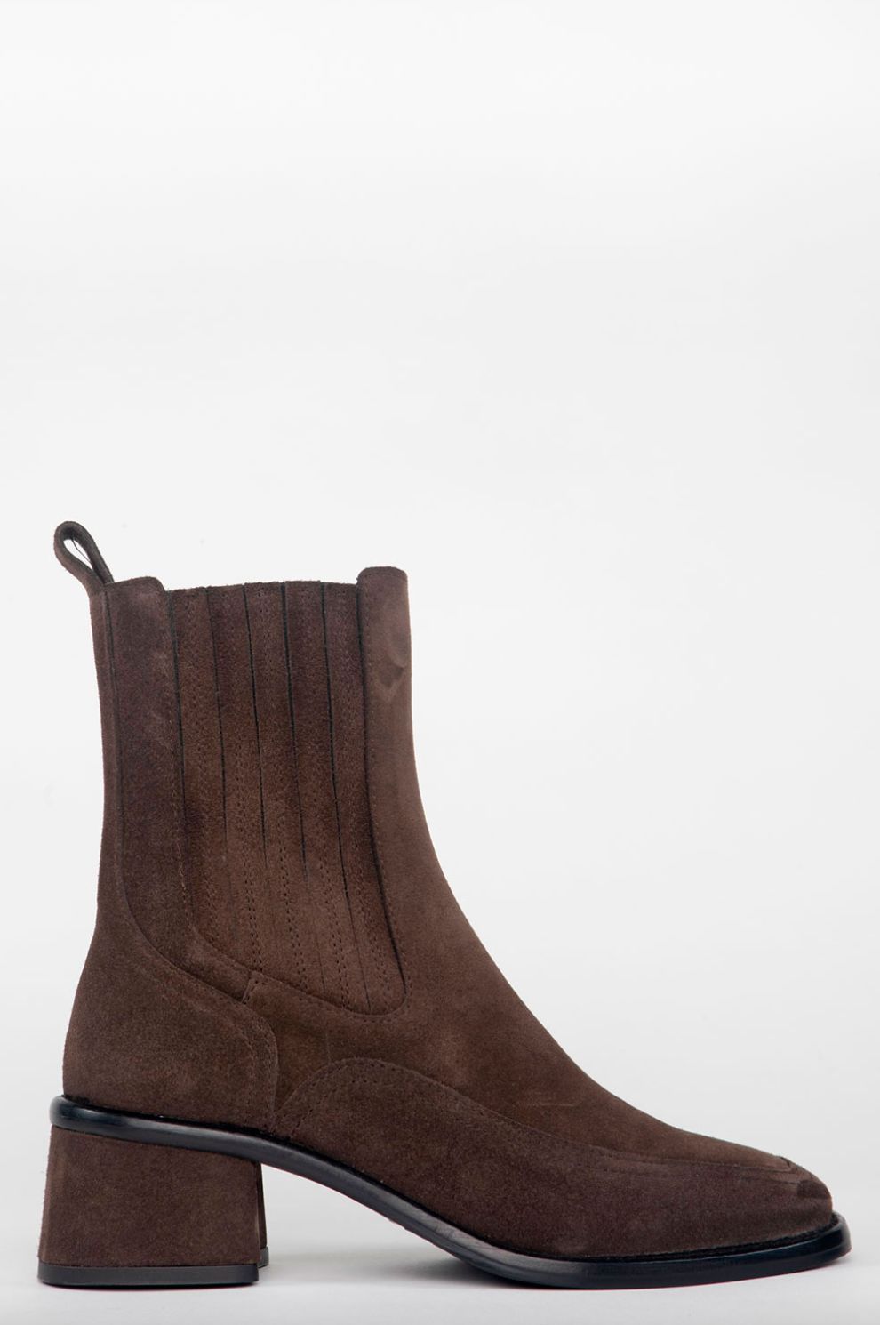 Homers Colette Ankle Boot in Brown Suede