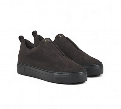 AGL Clementina Slip-on Sneaker, Color: Moro/Nero, Size: 36