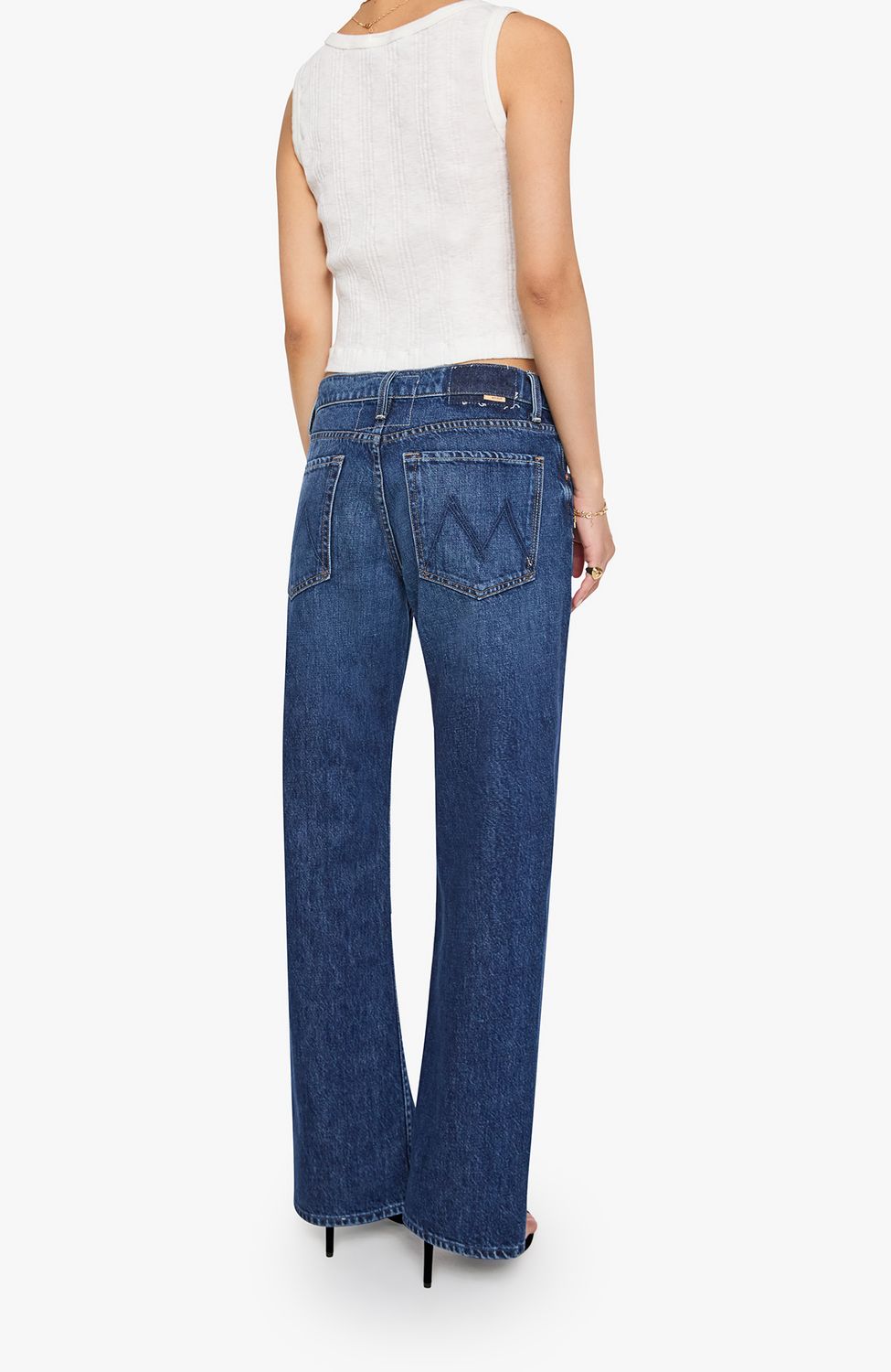 Mother Lil Bookie Twist Sneak Jean in Did You Bring Me Anything