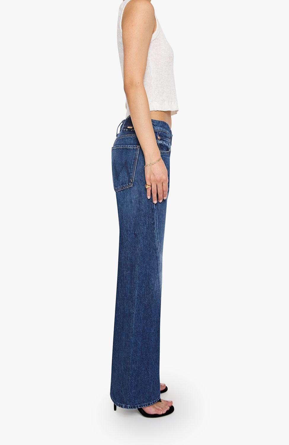 Mother Lil Bookie Twist Sneak Jean in Did You Bring Me Anything