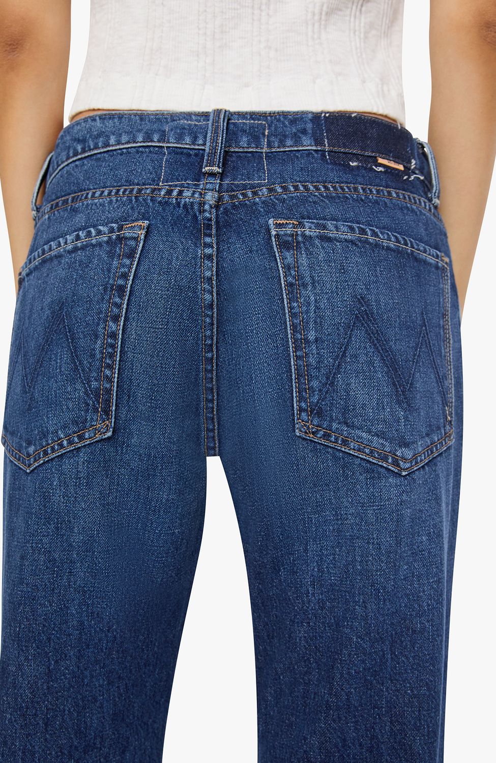 Mother Lil Bookie Twist Sneak Jean in Did You Bring Me Anything