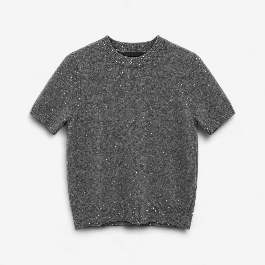 Pure Cashmere Sequined Sweater