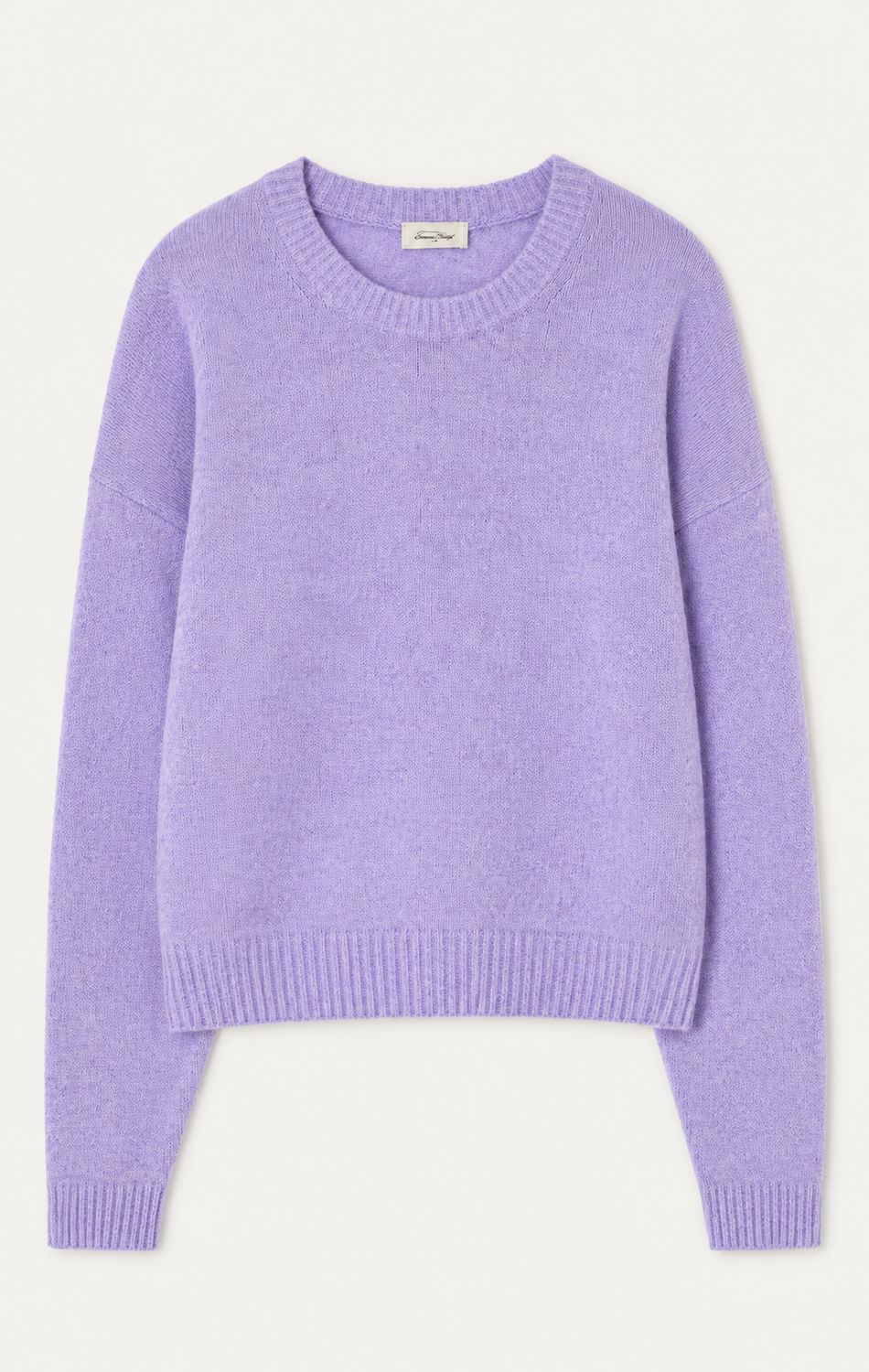 American Vintage Ouity Crew Sweater in Violet