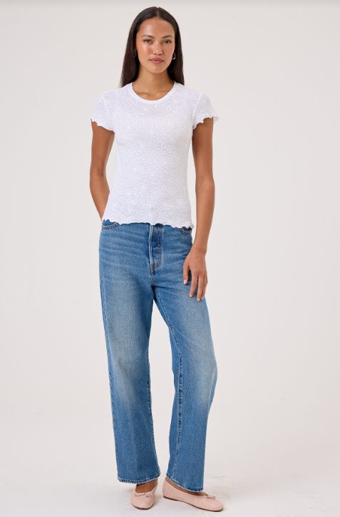 Goldie Jacquard Love Story Tee