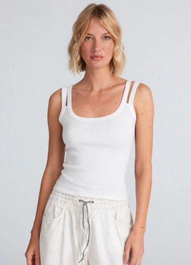 ASKK NY Double Tank in Ivory