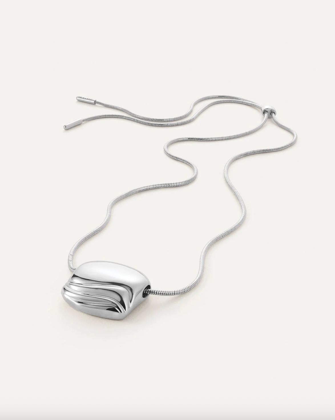 Jenny Bird Rue Pendant in Silver