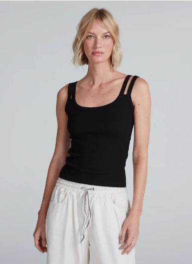 ASKK NY Double Tank in Black