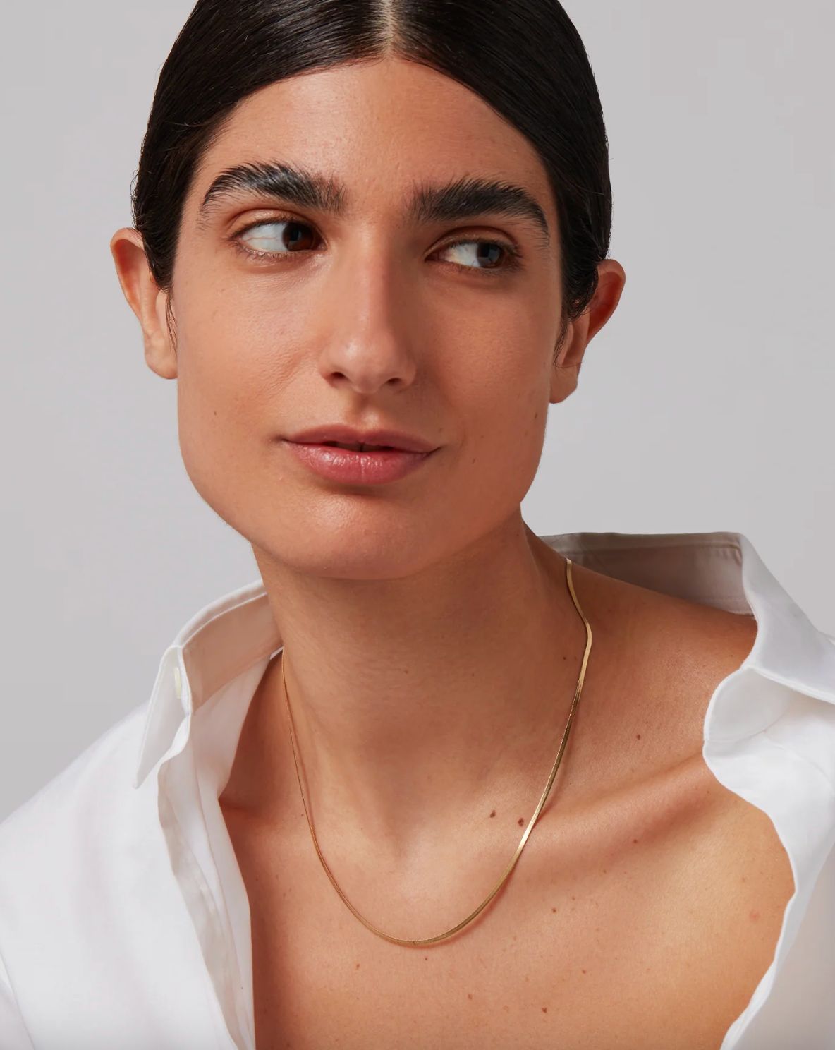 Jenny Bird Zeina Slim Chain in Gold