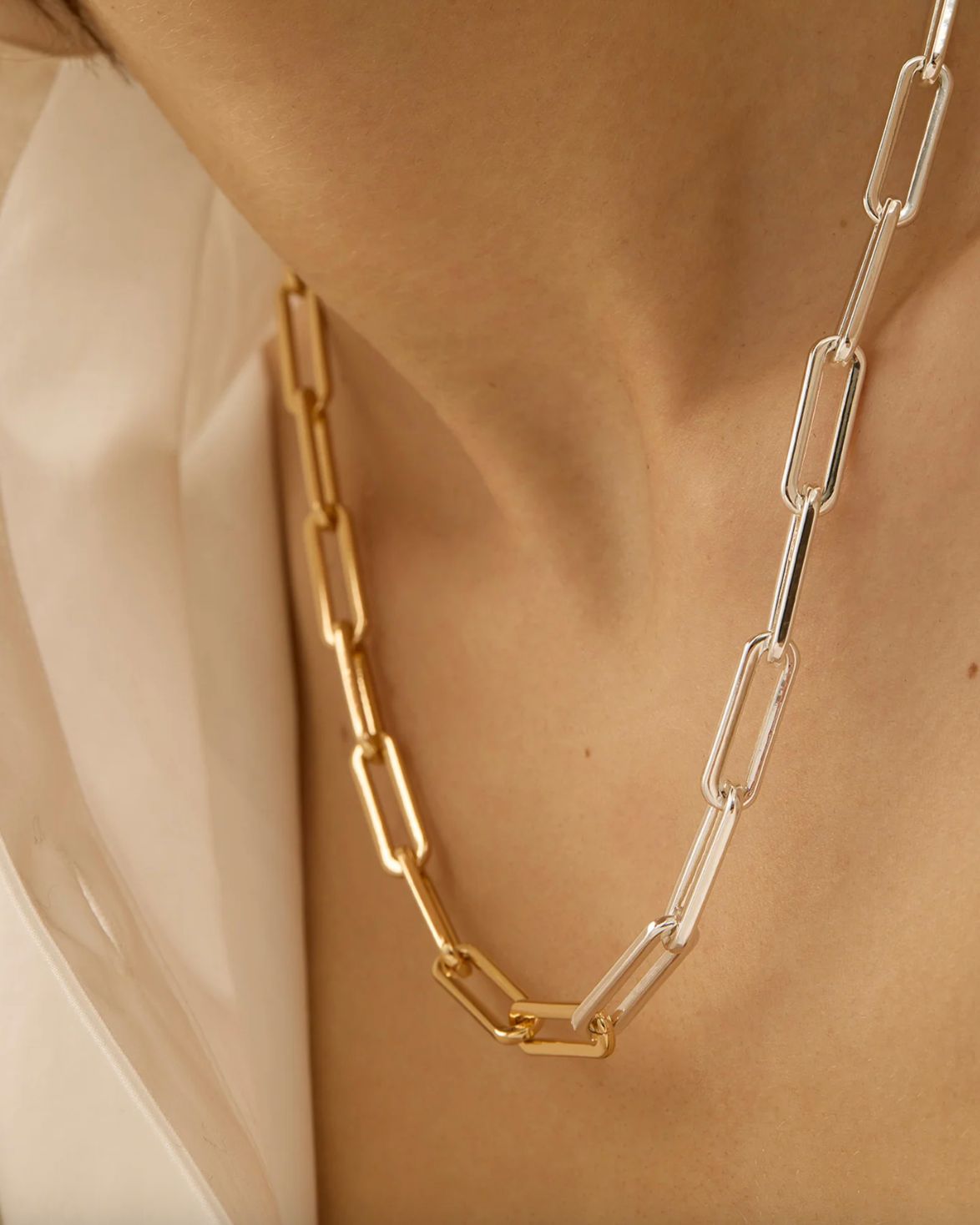 Jenny Bird Andi Mixed Metal Slim Chain