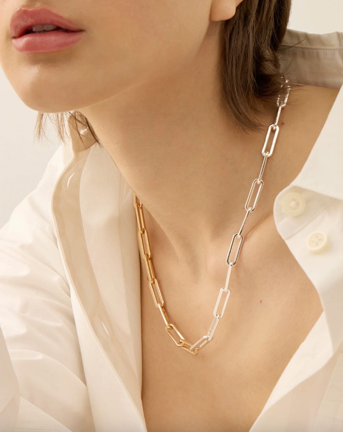 Jenny Bird Andi Mixed Metal Slim Chain