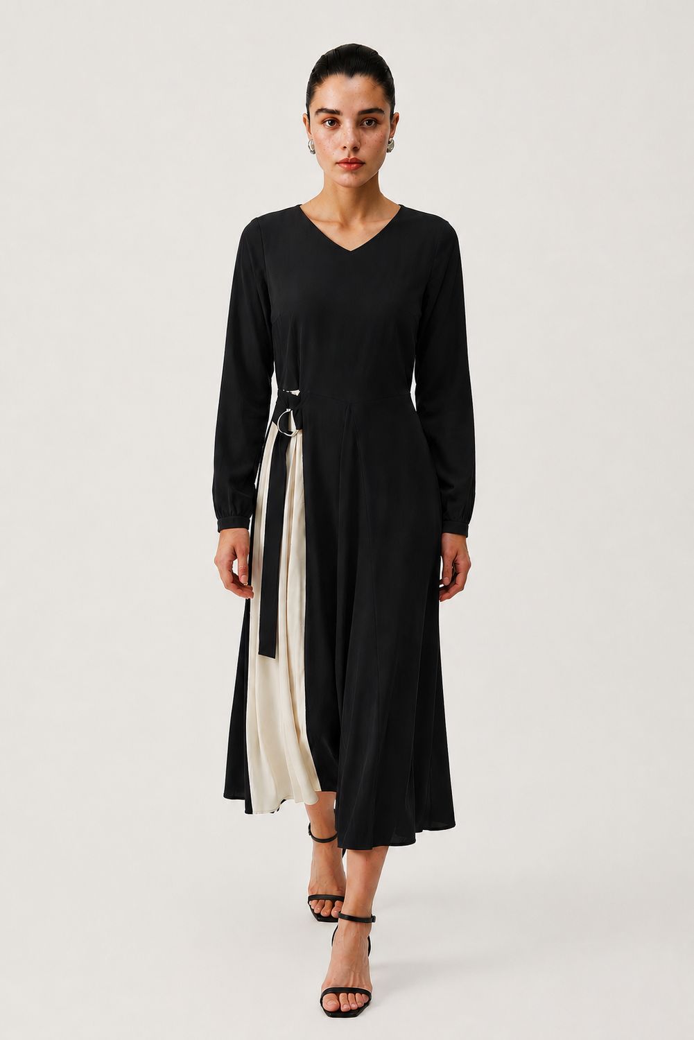 Beatrice Bi-Color Kimono Dress