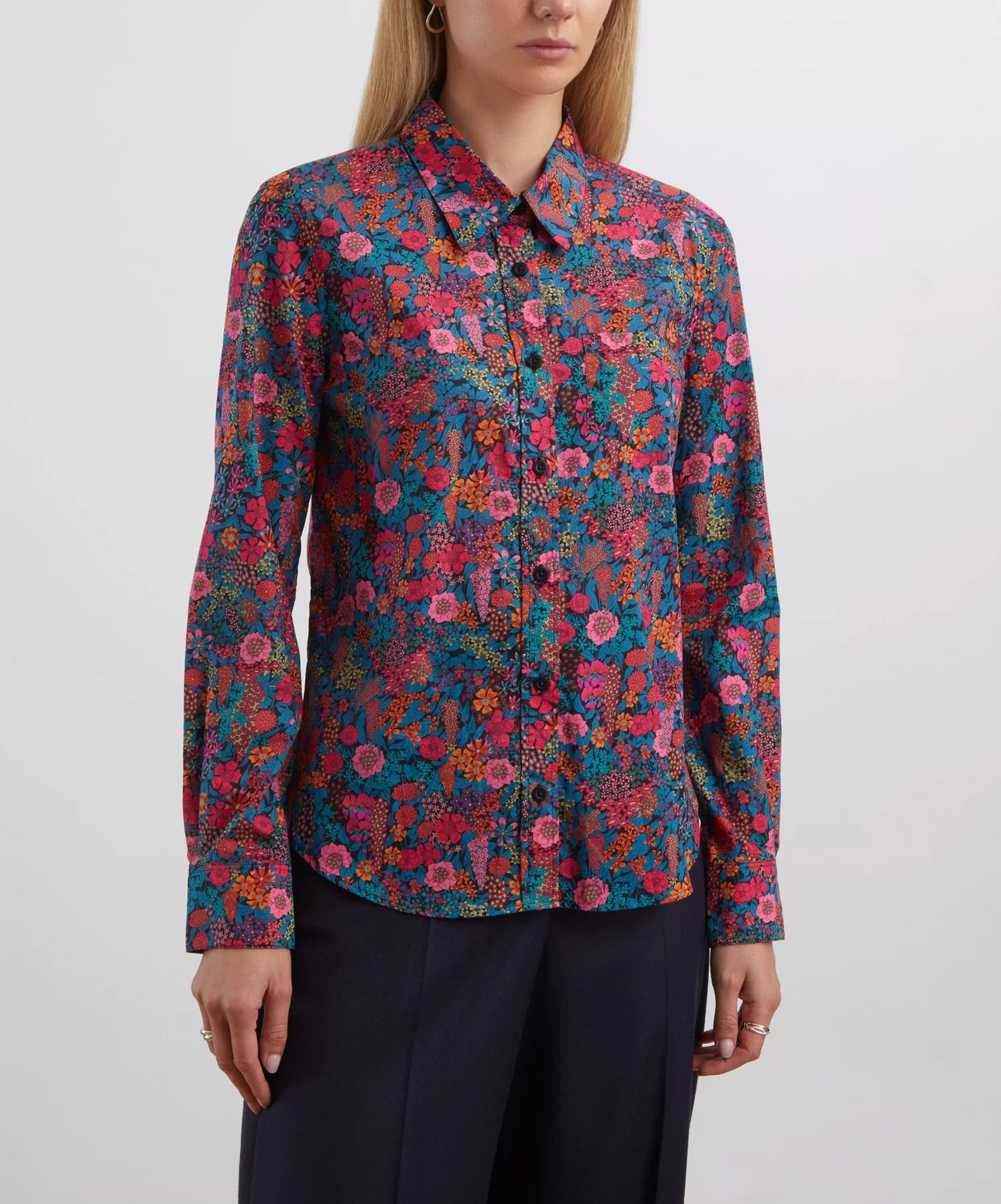 Liberty of London Ciara Fitted Shirt in Pink