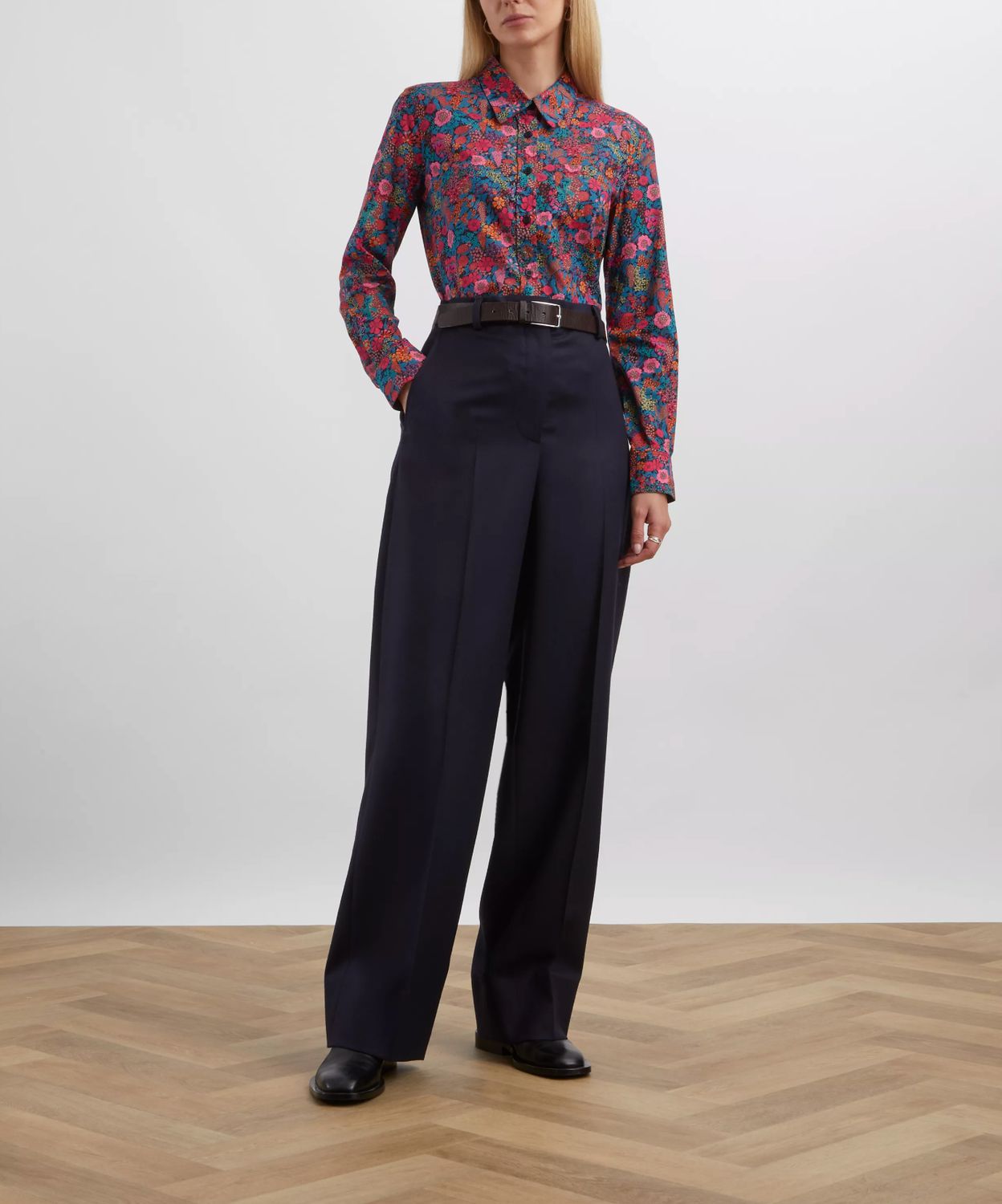 Liberty of London Ciara Fitted Shirt in Pink