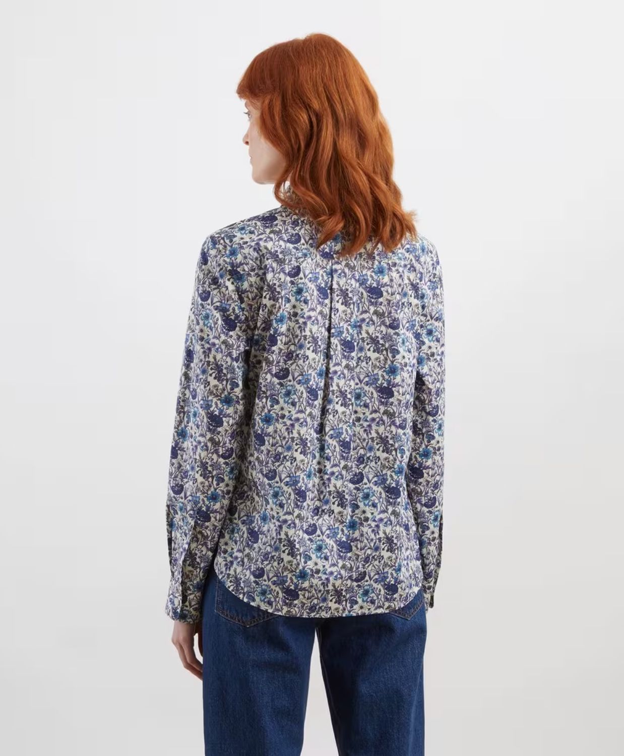 Liberty of London Rachel Fitted Shirt in Blue