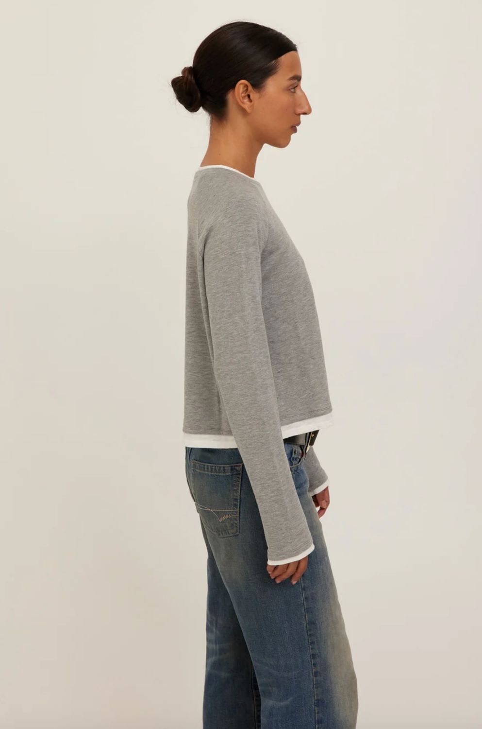 Project Social T West Coast Long Sleeve Tee in Heather Grey