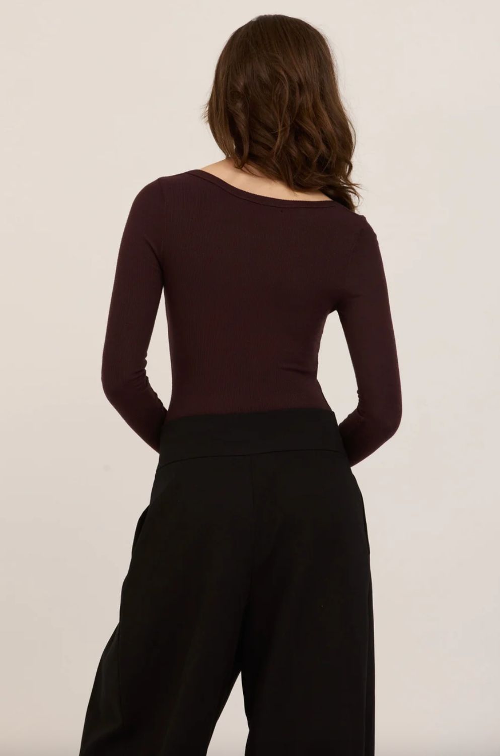 Project Social T The Lovely Long Sleeve Tee in Mocha