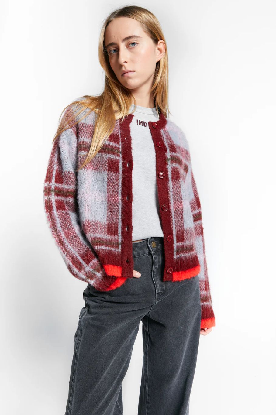 Indee Winnie Sweater in Merlot Red