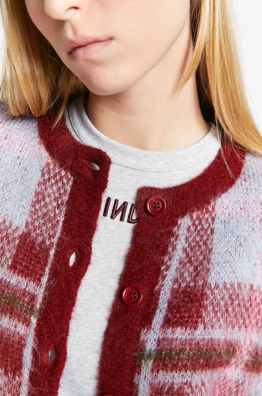 Indee Winnie Sweater in Merlot Red