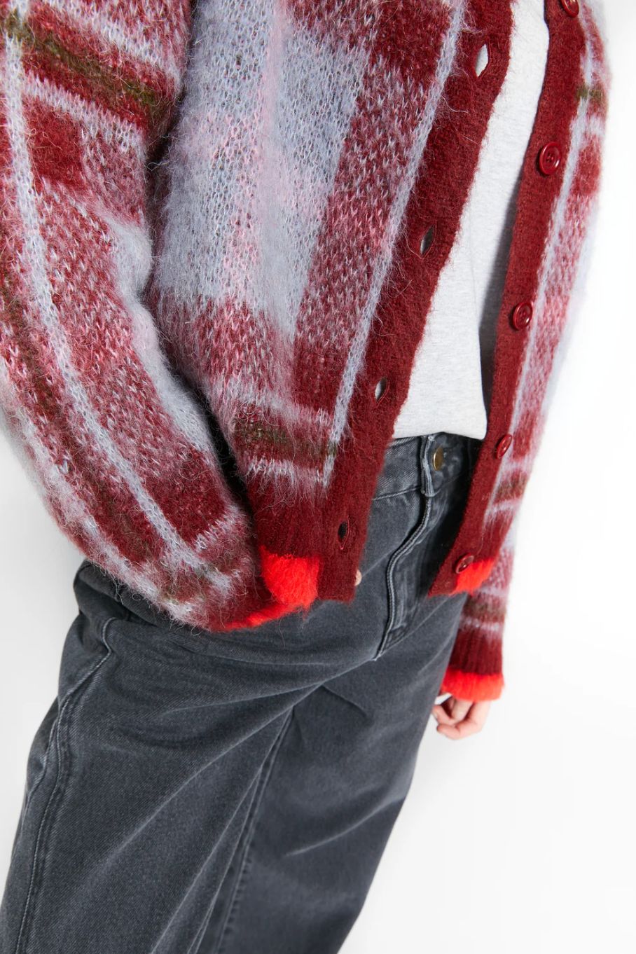 Indee Winnie Sweater in Merlot Red