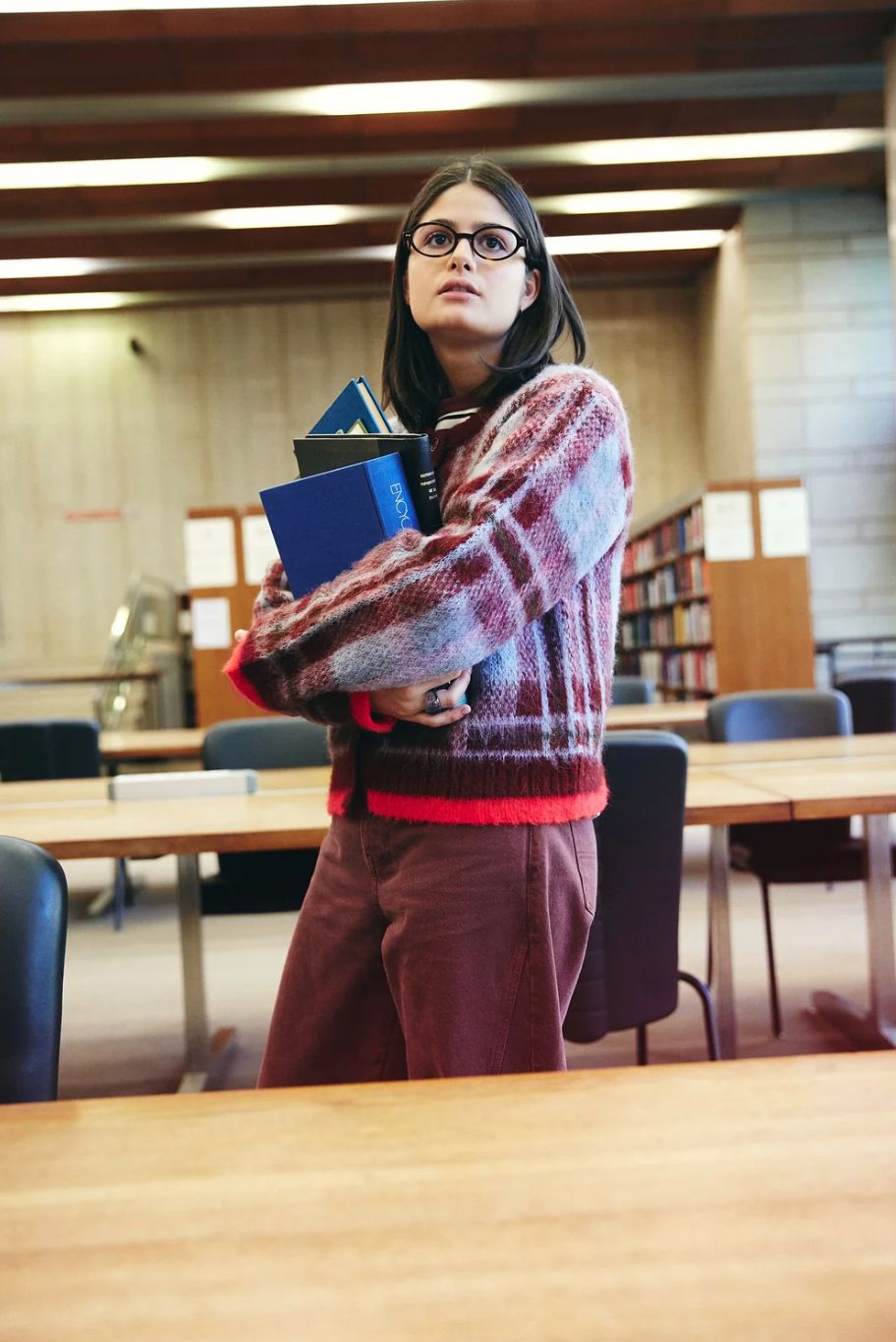 Indee Winnie Sweater in Merlot Red