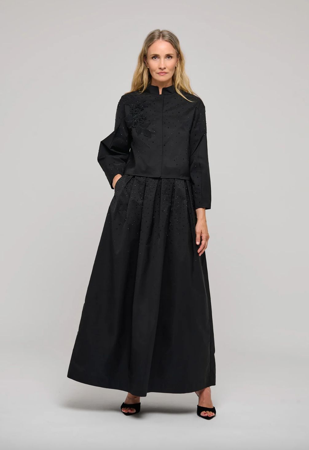 Dea Kudibal Safa Jacket in Black Taffeta