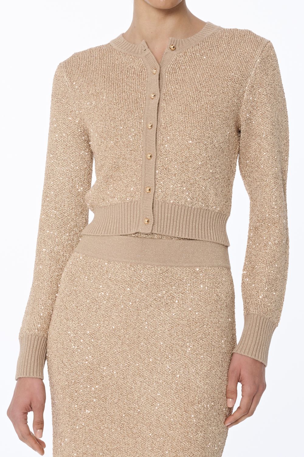 Toccin Mollie Classic Cardigan, Color: Moonlight, Size: XS