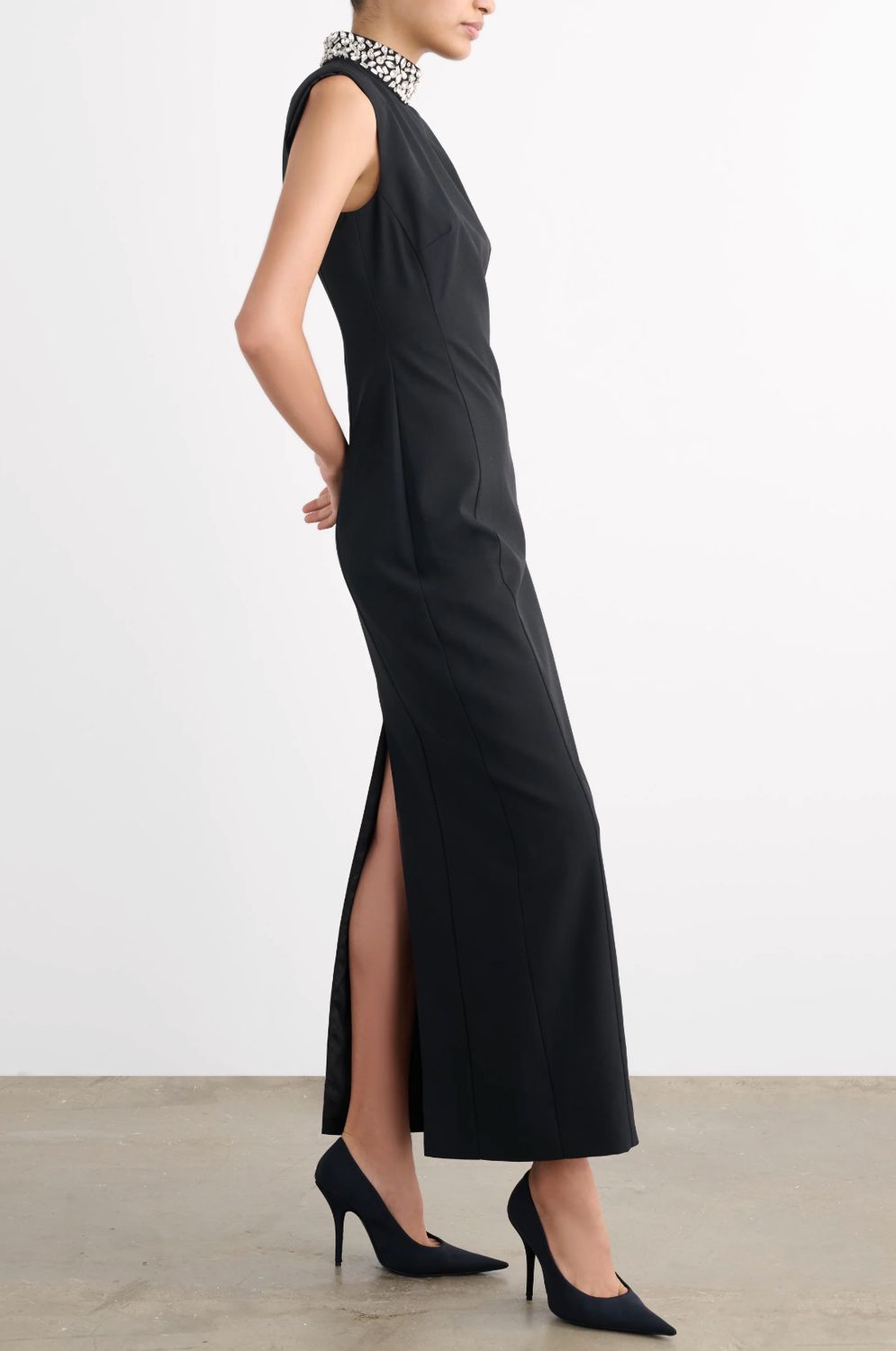 Toccin Milan Mock Neck Gown