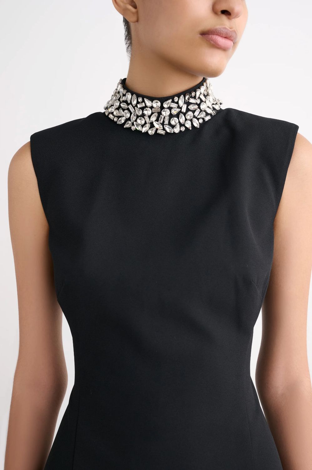 Toccin Milan Mock Neck Gown