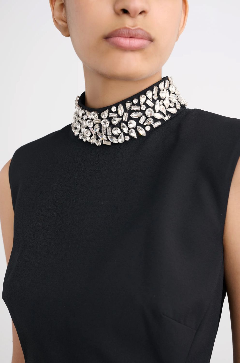 Toccin Milan Mock Neck Gown