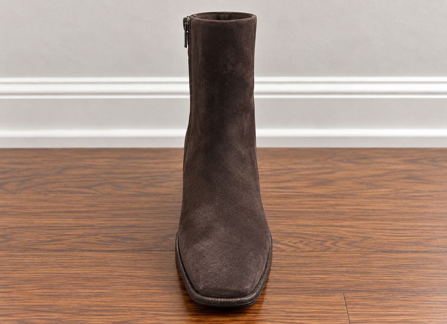 Sam Reychler Odille Brown Suede Bootie