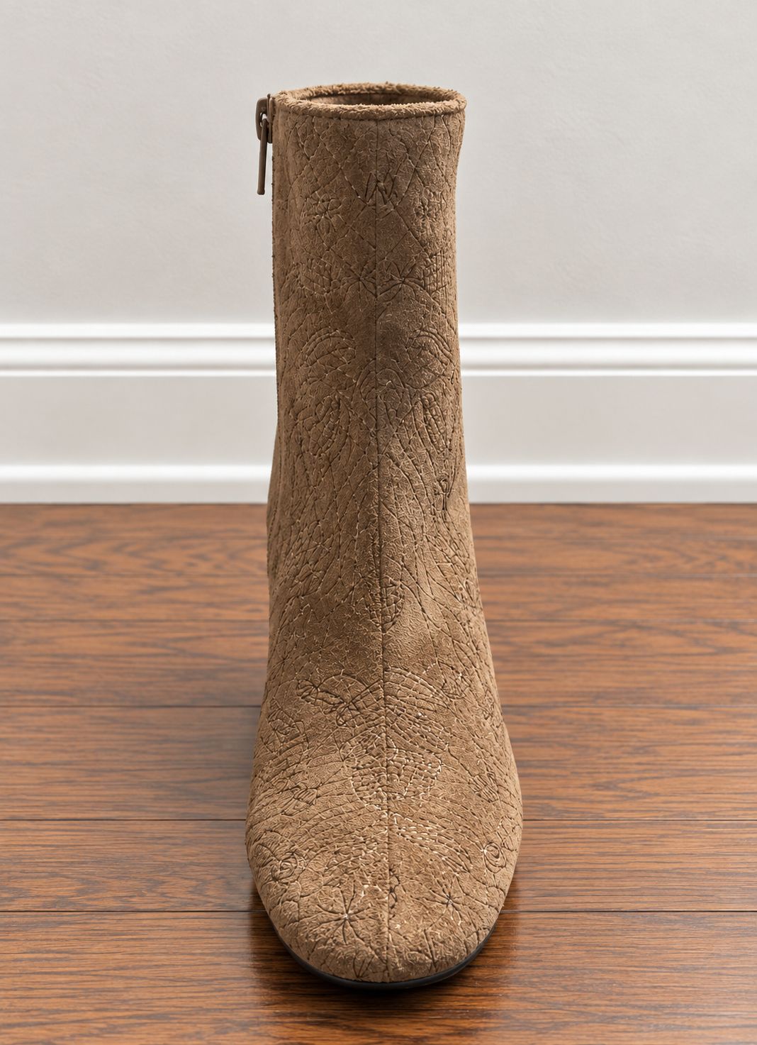 Sam Reychler Margot Suede Stiched Bootie