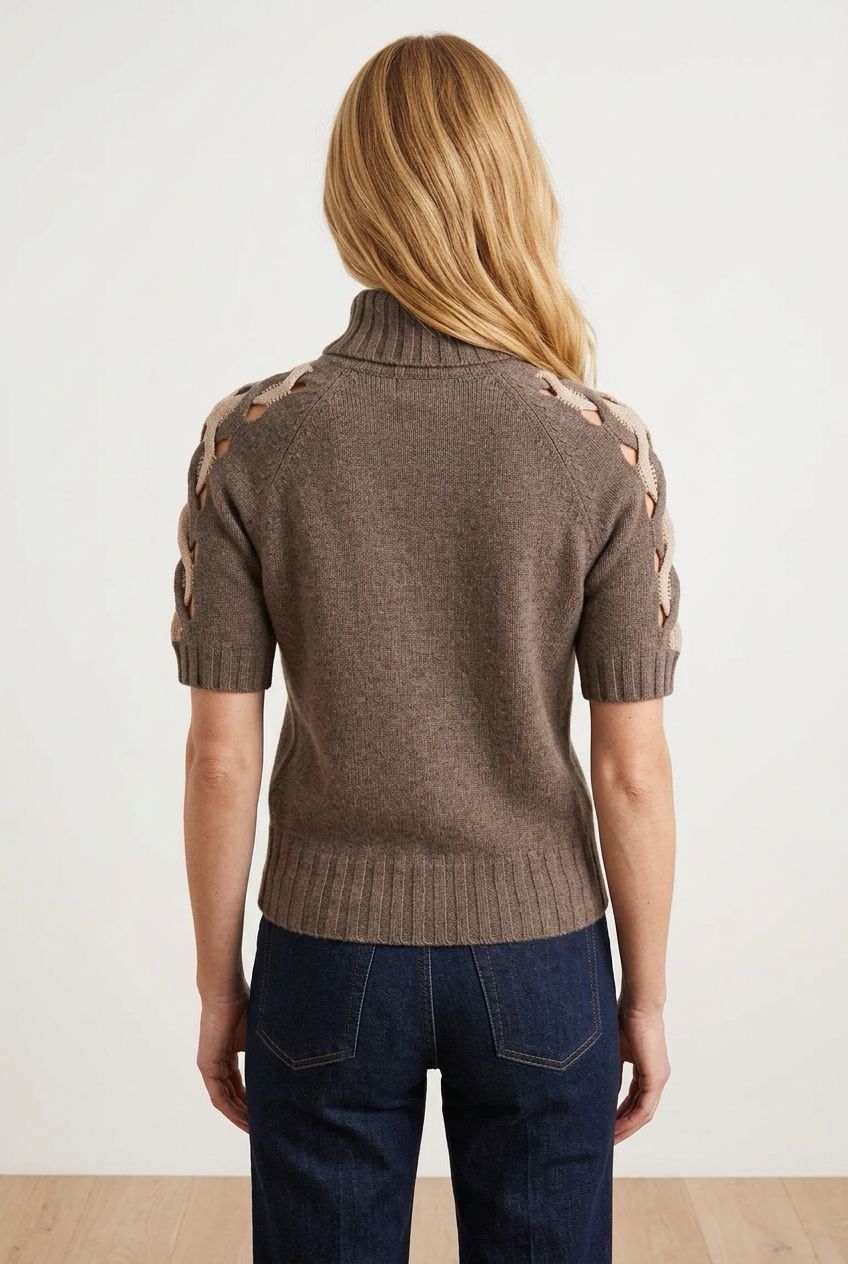 D. Exterior Half Zip Sweater