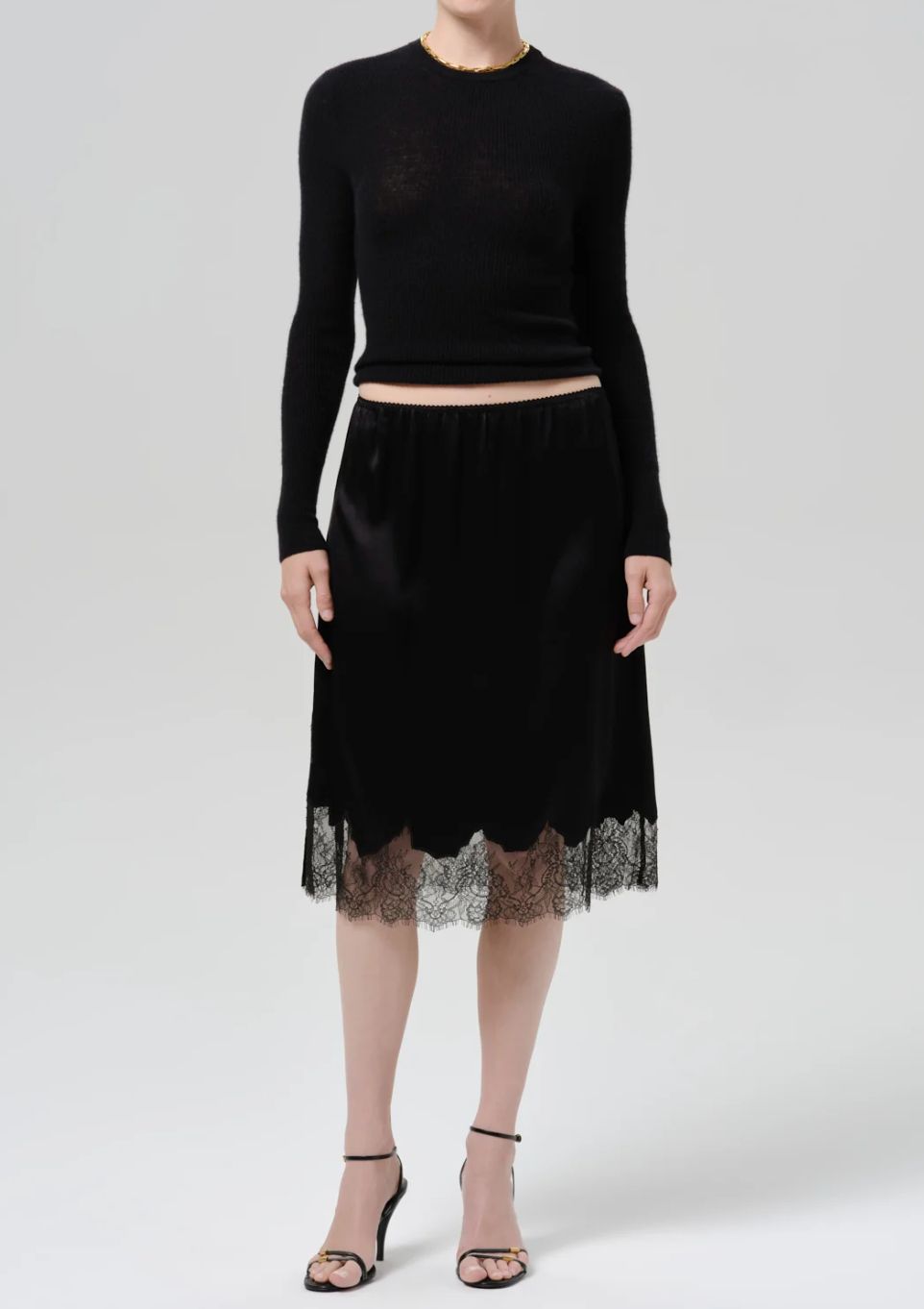 Citizens of Humanity Lace Trimmed Skirt
