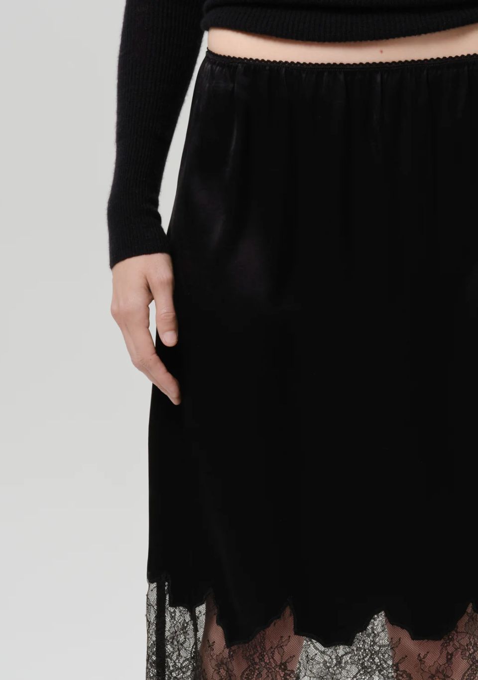 Citizens of Humanity Lace Trimmed Skirt