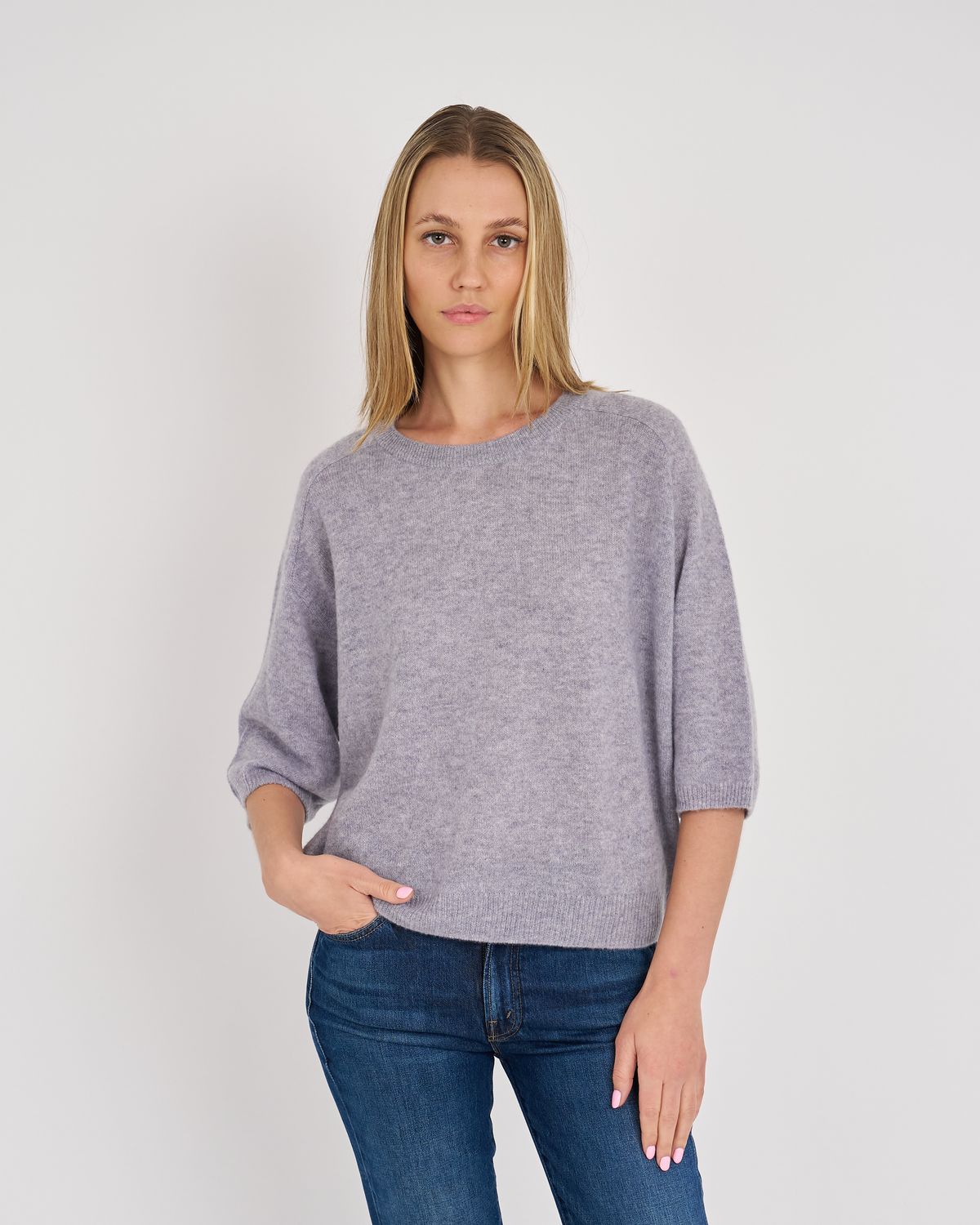 Archer Millie Cashmere Tee 3/4 Sleeve