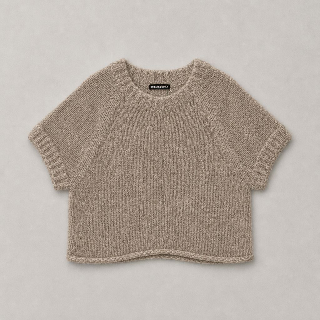 Susanne Bommer Short Sleeve Knit Sweater
