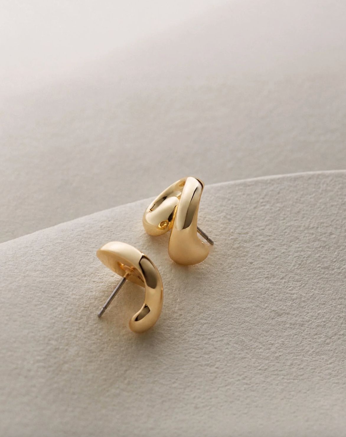 Jenny Bird Small Gio Earrings, Color: Gold