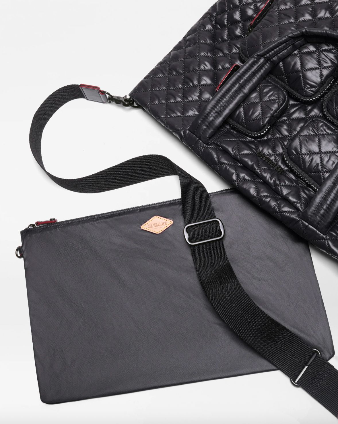 MZ Wallace Medium Metro Travel Tote in Black