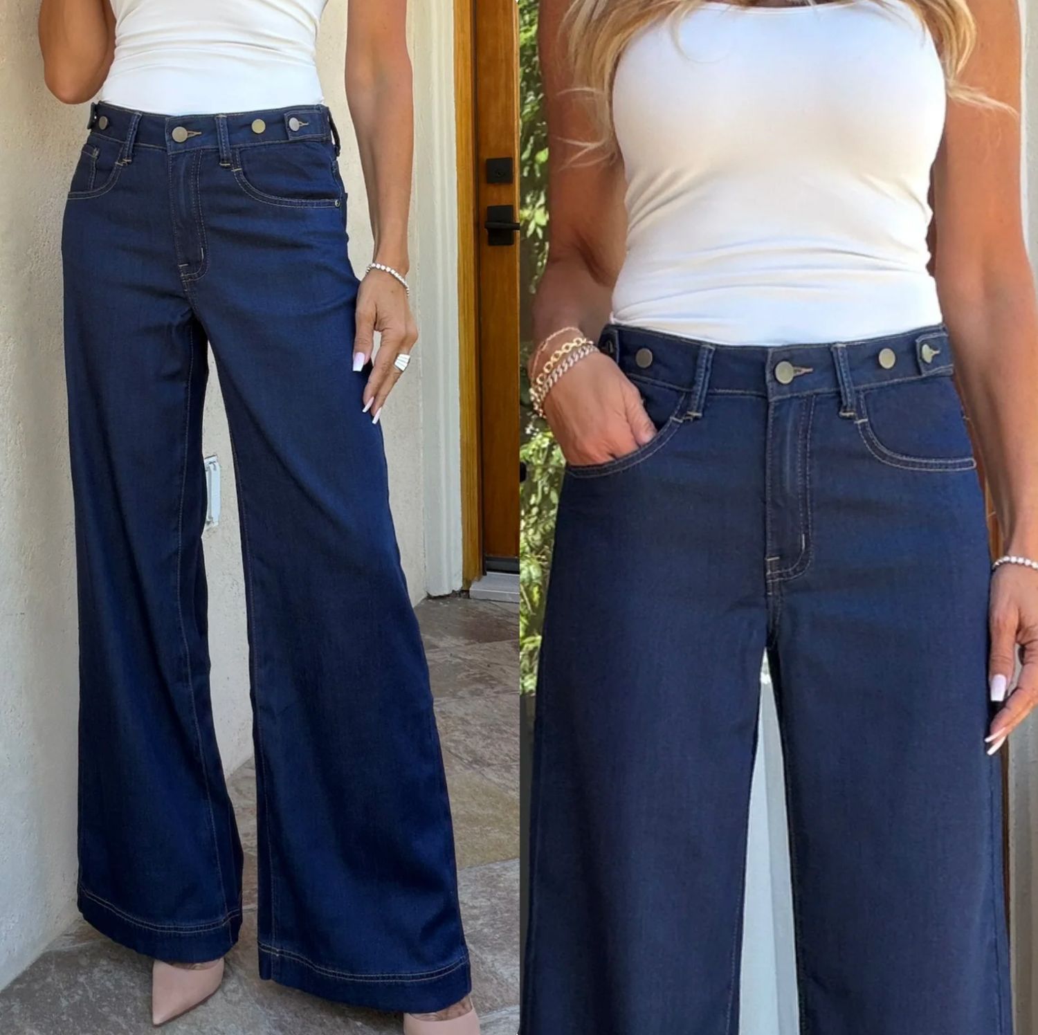Bevy Flog Jodi Dark Denim Pant