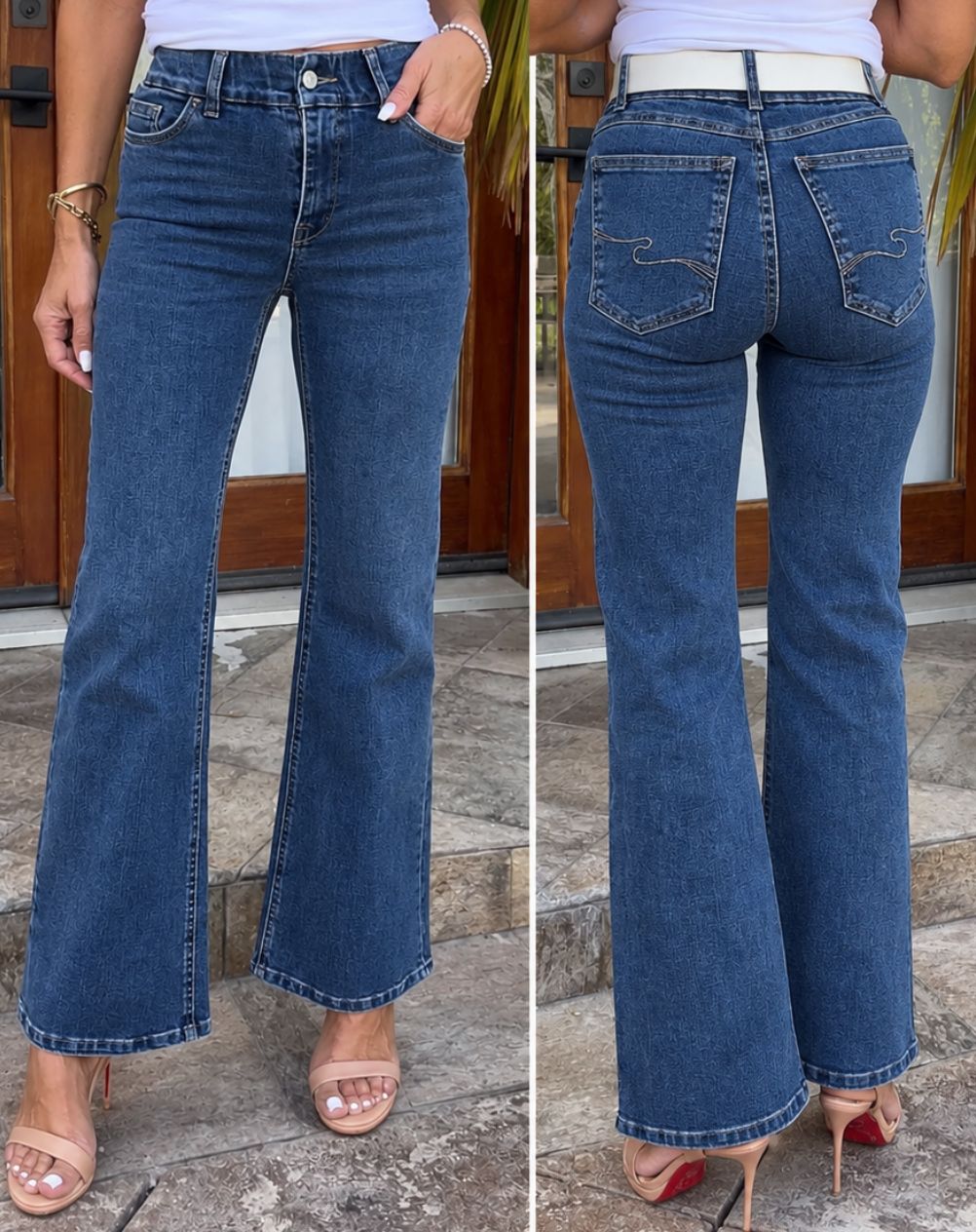 Bevy Flog Amy Dark Denim Pant