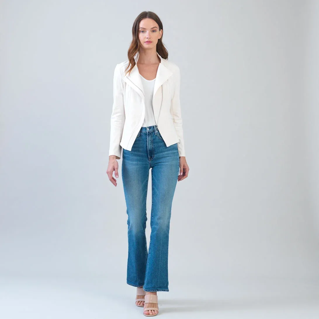 Clara Sun Woo Sueded Moto Jacket